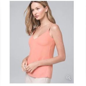 White House | Black Market WHBM Convertible Peach Camisole - Size XXS
